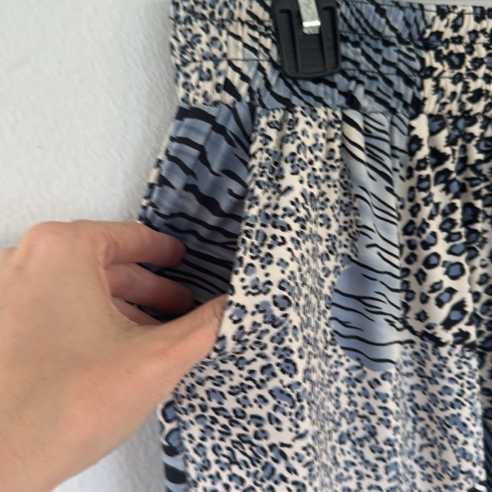 Patchington Blue Leopard Print Drawstring Waist C… - image 6